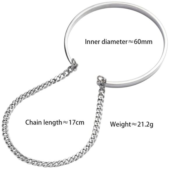 *NEW 925 Sterling Silver Layered Chain Cuff - Picture 10 of 10